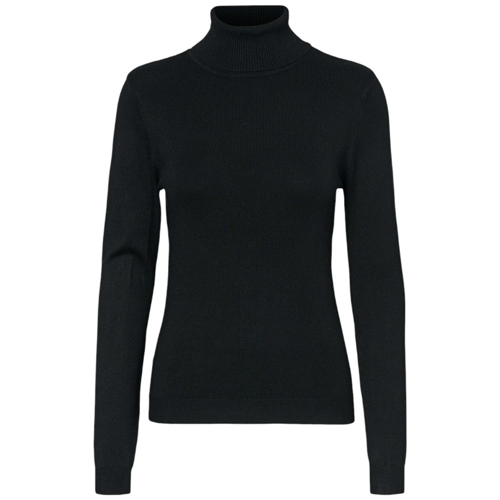 Vero Moda pullover dolcevita nero Gory 10231630 Maglieria Vero Moda