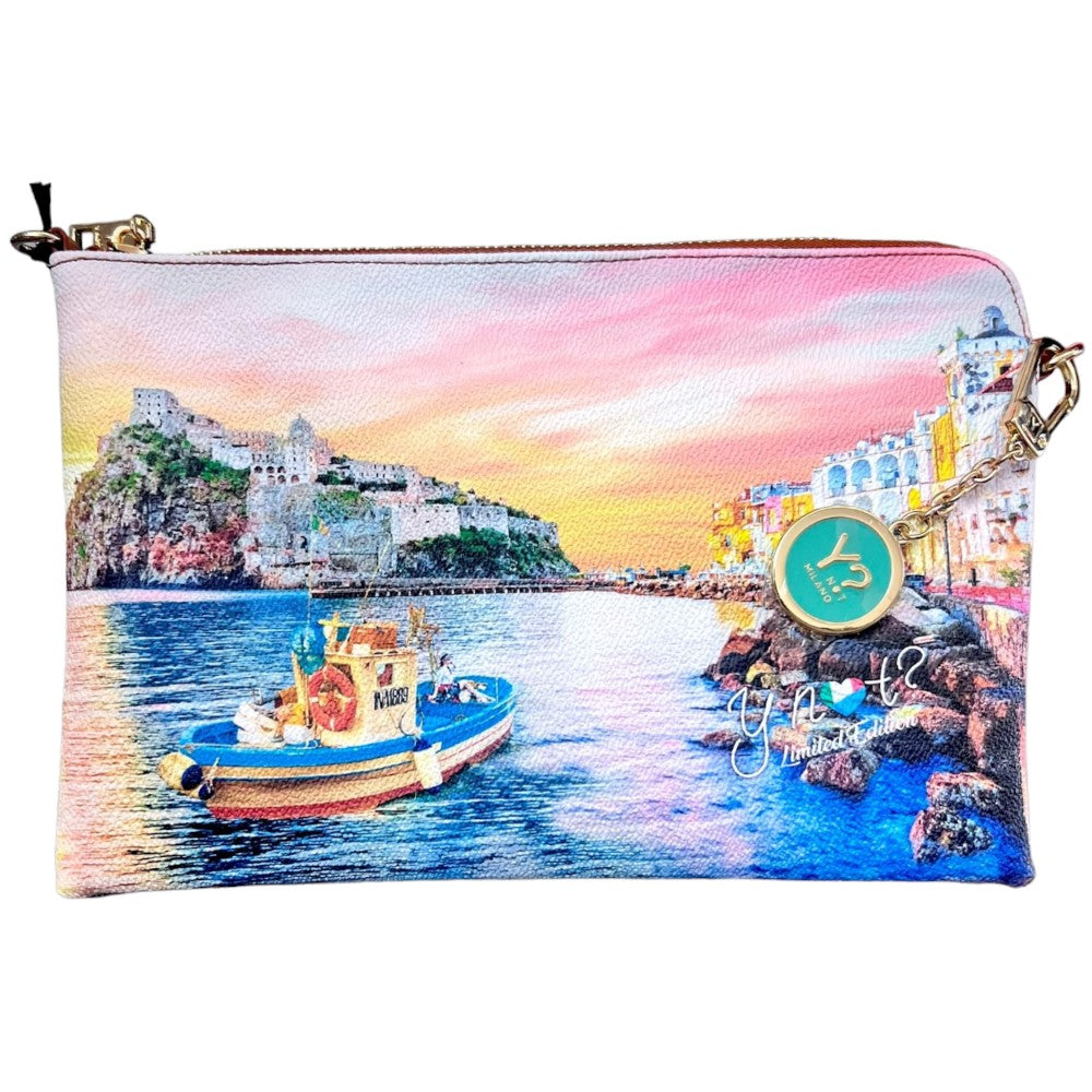 YNot clutch special Edition stampa Ischia YES303S4 Borse YNot