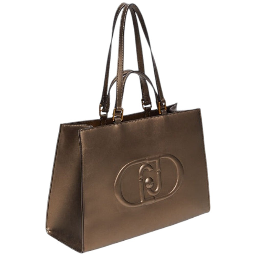 Liu Jo borsa tote large bronzo Rubino art. AF4245E0332 Borse Liu Jo