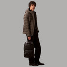 Calvin Klein zaino nero porta laptop con tasca frontale e manico robusto