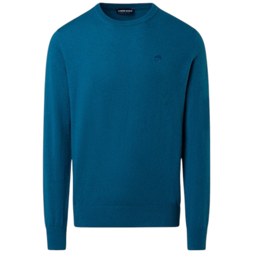 North Sails maglione pullover verde acqua 699773 Maglieria North Sails