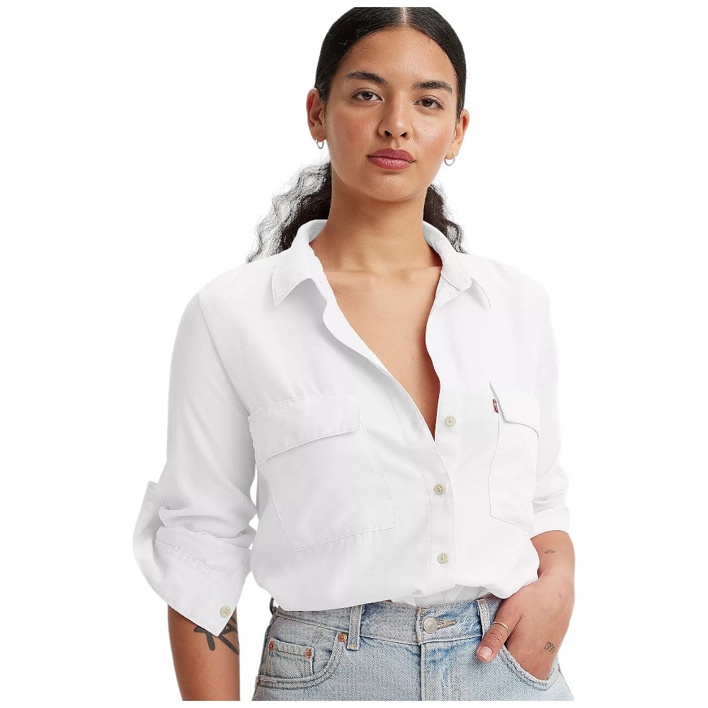 Levi's camicia bianca A7467-0006 Camicie LEVI'S