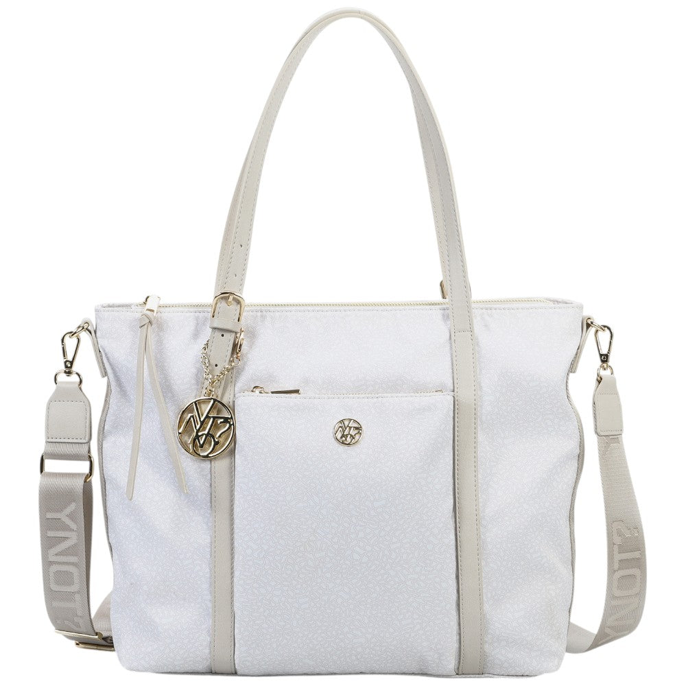 YNot borsa shopping bianca linea Cloud CLO013F5 Borse YNot