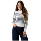 Guess maglione a righe bianco blu HELEN W5BR36Z0422S00J Guess