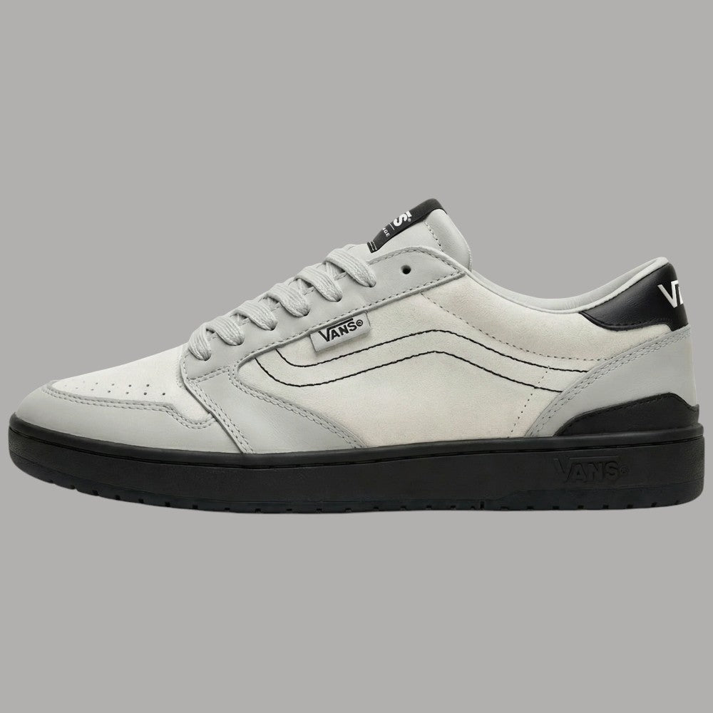 Sneakers Vans Court Low uomo grigie e bianche con suola bianca