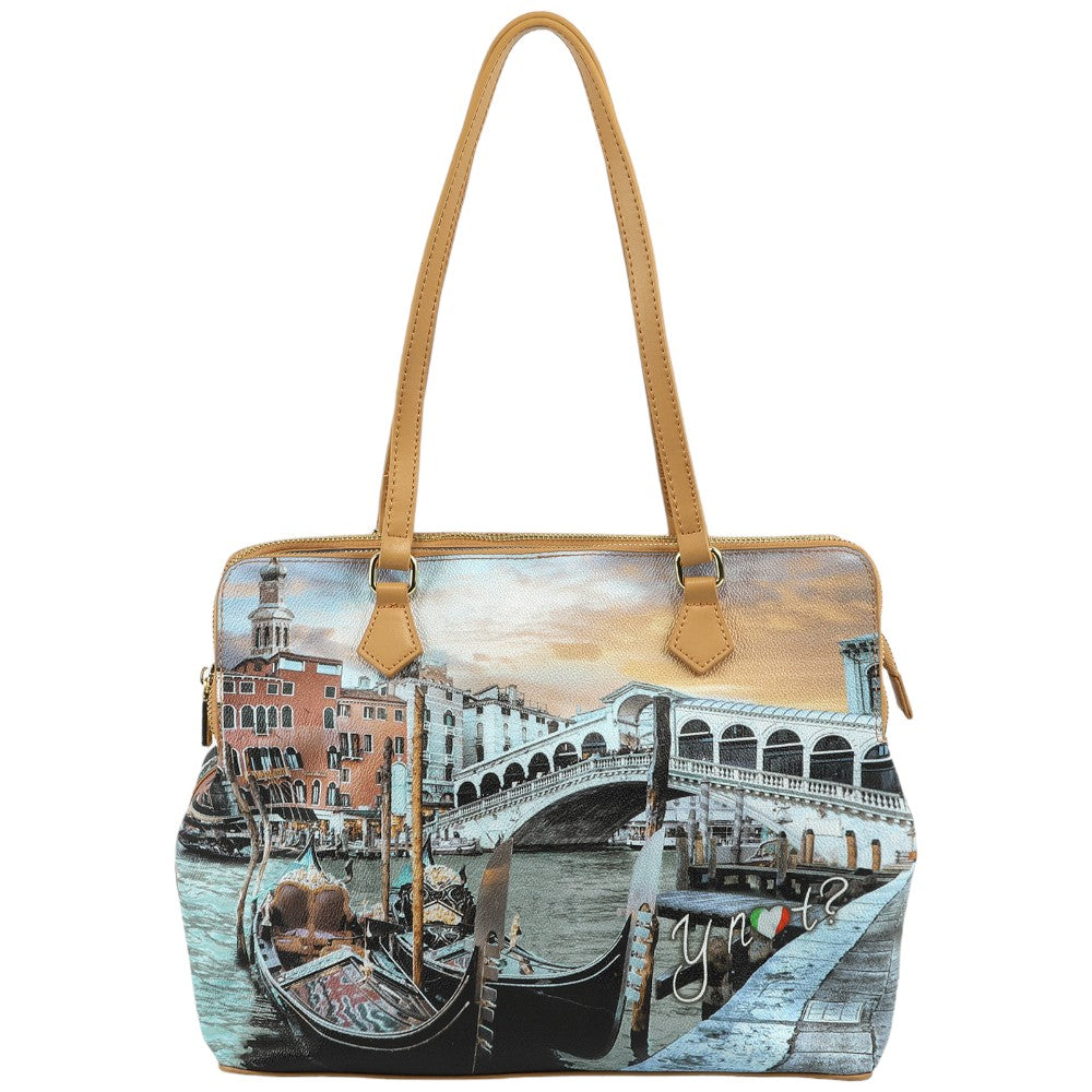 YNot borsa bauletto stampa Venezia YES593S2 - Prodotti di Classe