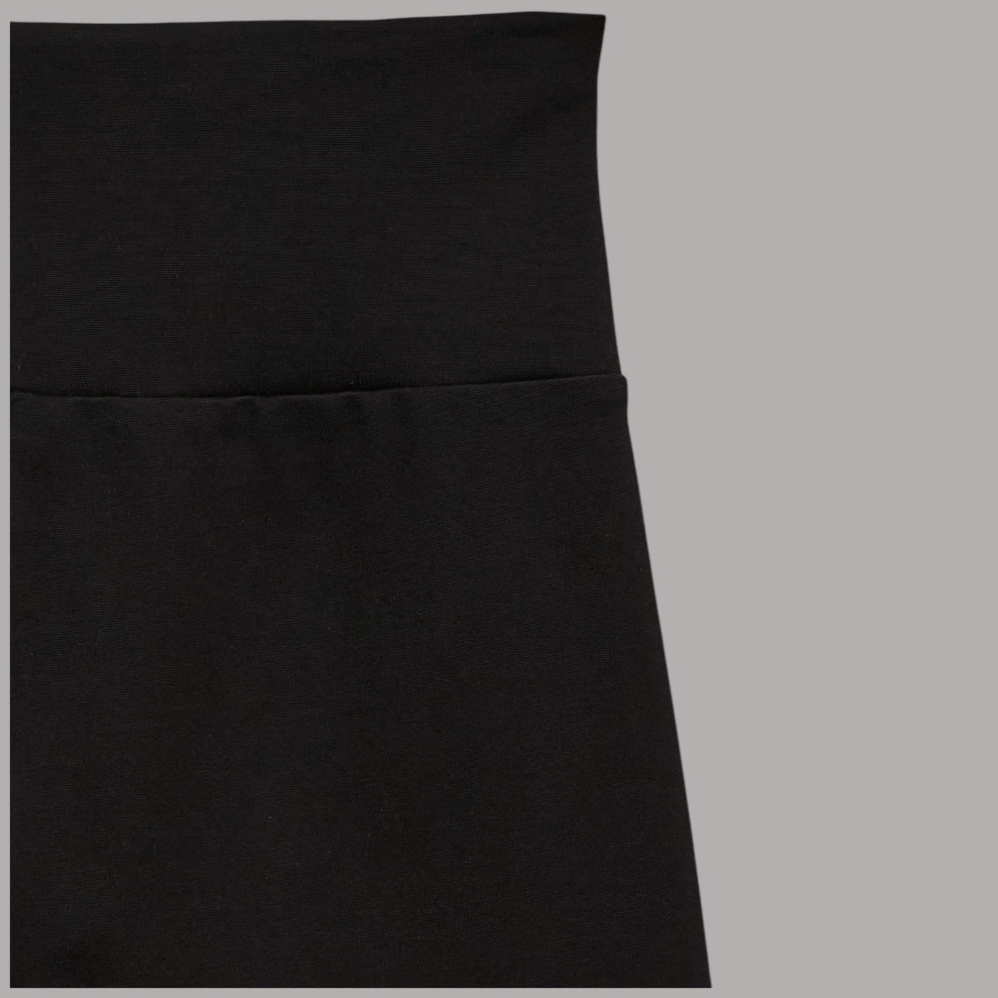Vero Moda Panta leggings neri con texture a fantasia e cucitura decorativa fronte