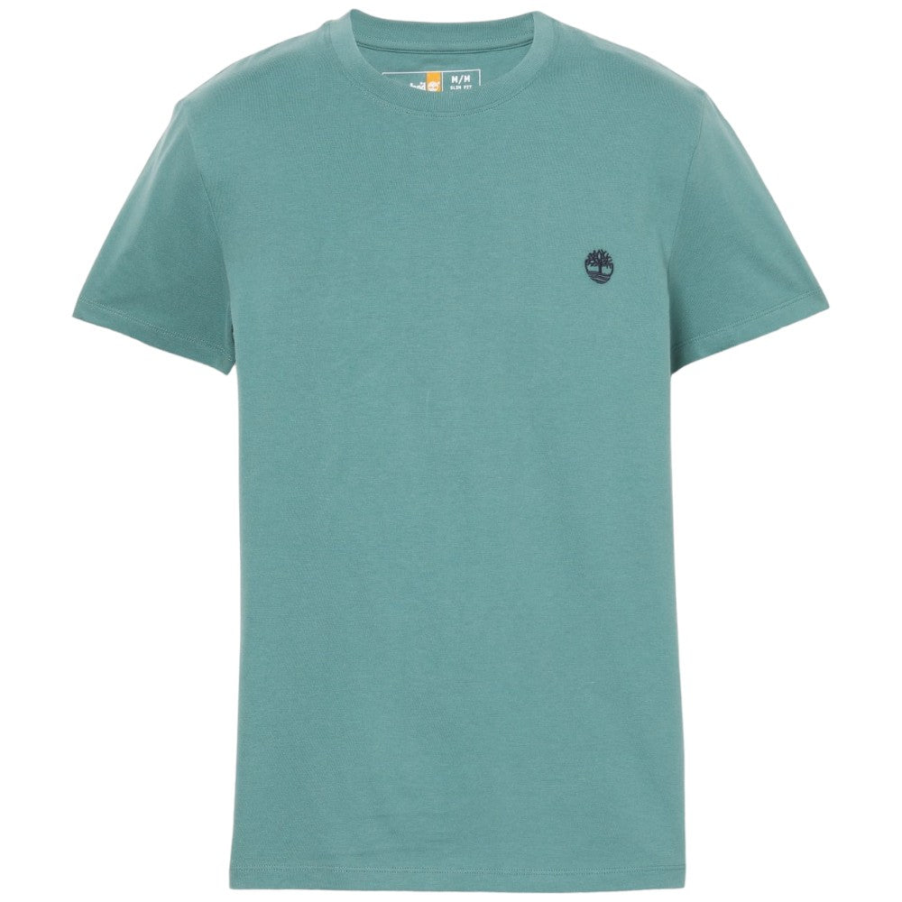 Timberland t-shirt dustan river verde acqua TB0A2BPREG5 T-shirt Timberland