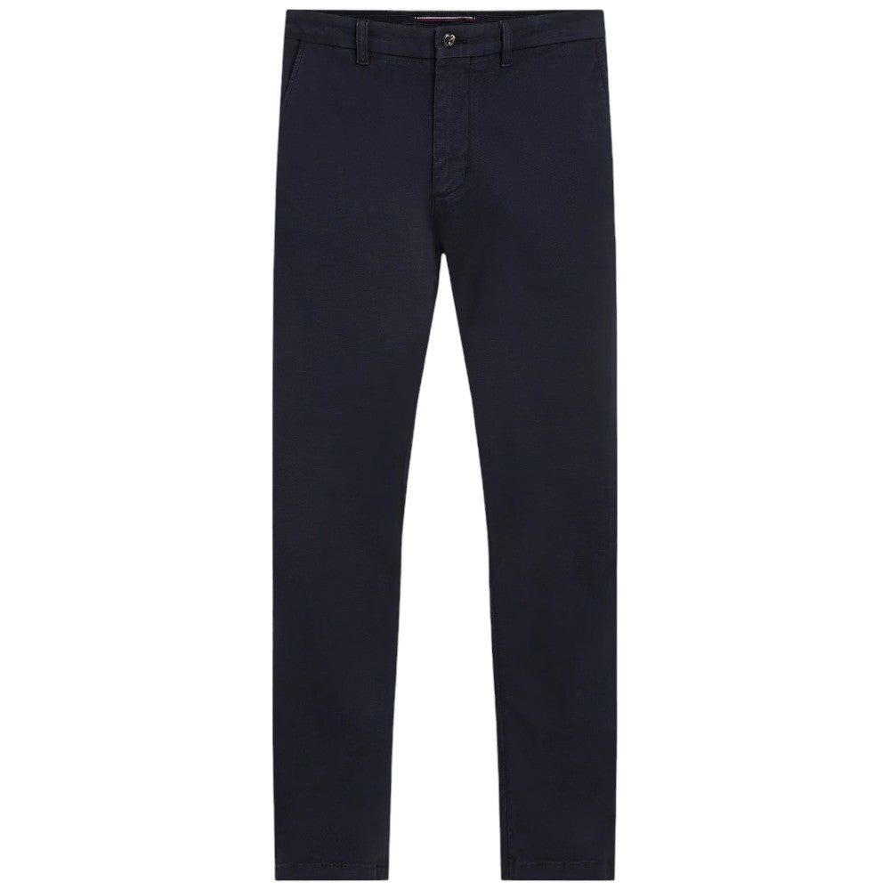 Tommy Hilfiger pantaloni chino Bleecker strutturato blu MW0MW35636 Pantaloni Tommy Hilfiger