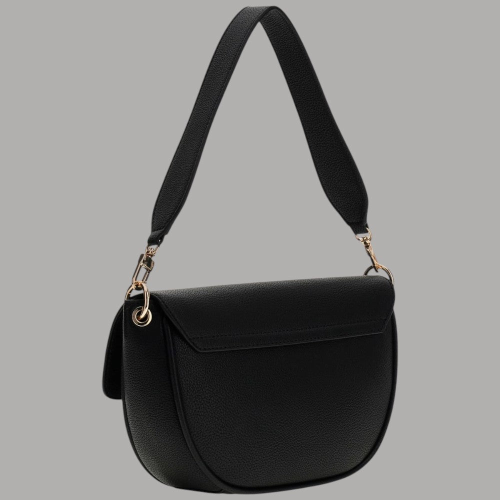 Borsa a spalla Guess Camelia nera con manico corto e tracolla