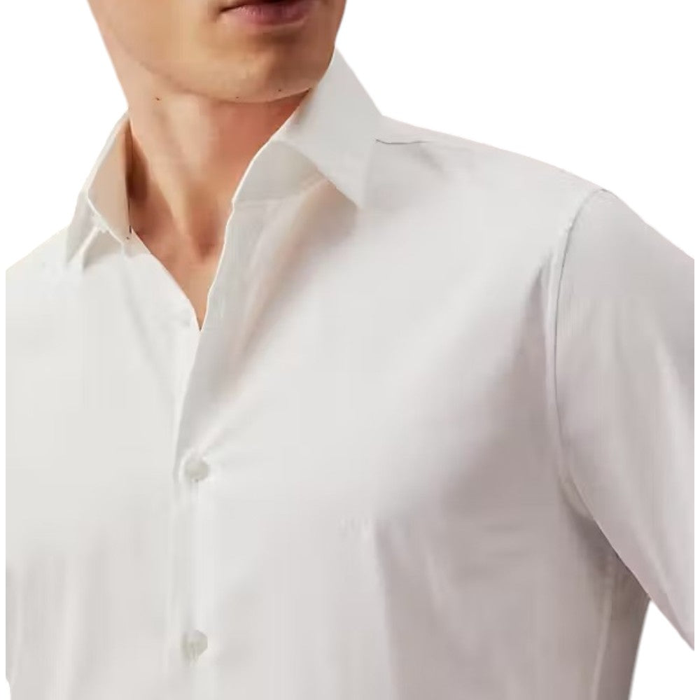 Calvin Klein camicia bianco panna slim fit K10K108229 Camicie Calvin Klein