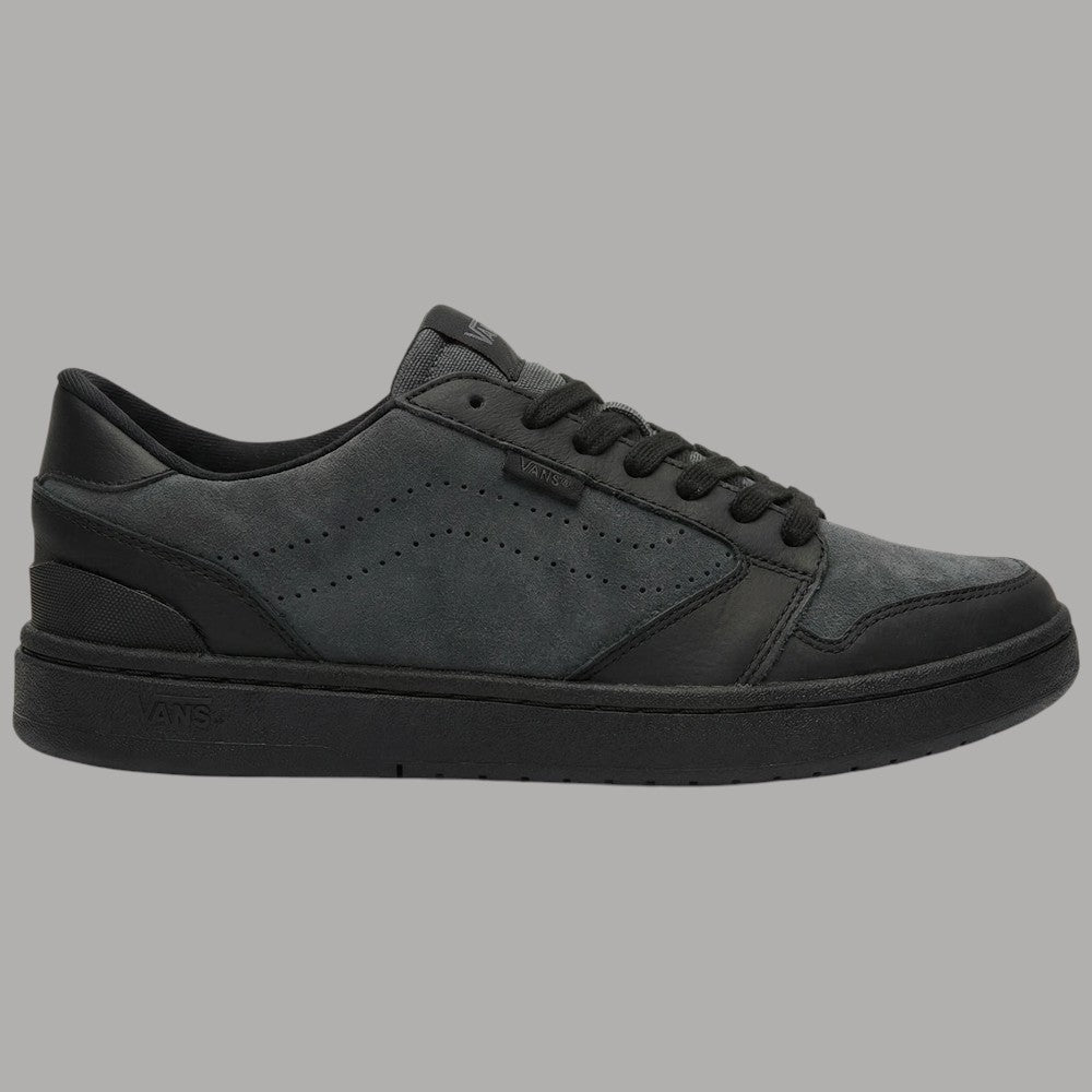 Sneakers Vans grigie e nere con dettagli a contrasto