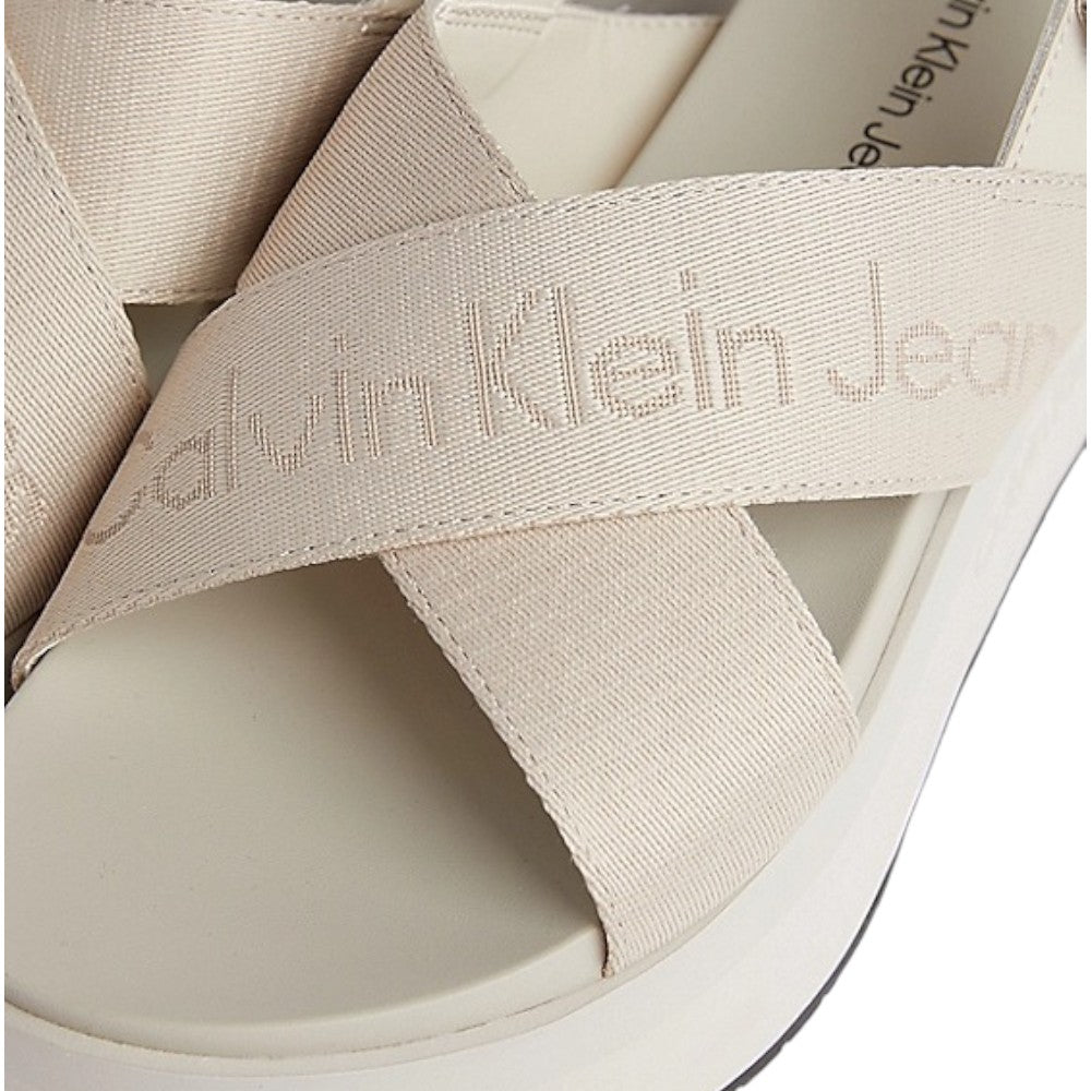 Calvin KleinJeans Sandali beige Flatform YW0YW01362 Sandali Calvin Klein Jeans