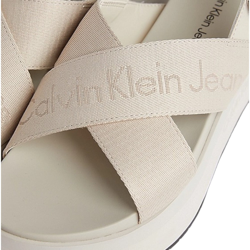 Calvin KleinJeans Sandali beige Flatform YW0YW01362 - Prodotti di Classe