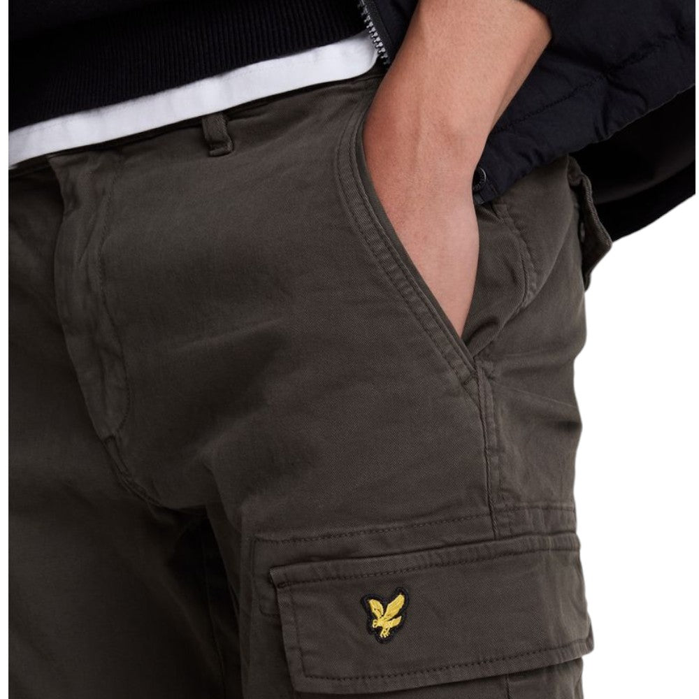 Lyle & Scott pantalone cargo verde TR2109ITA Pantaloni Lyle & Scott