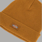 Berretto senape con risvolto, logo Dickies su toppa frontale