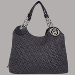 Liu Jo satchel in tessuto jacquard Faiza AF6024T378A con dettagli in nero e logo in metallo