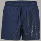 Jack & Jones Maui Magic Swim Costume da Bagno Uomo con stampa ibrida blu navy