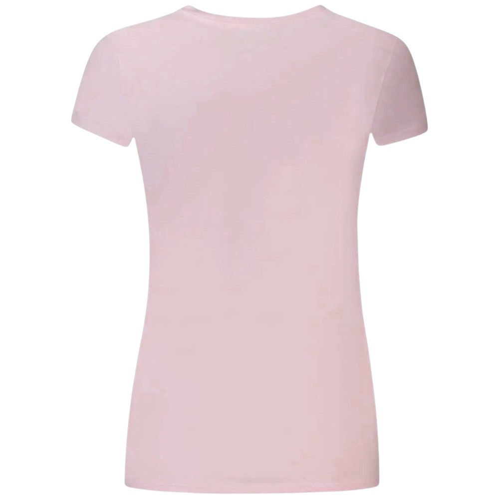 Guess t-shirt rosa logo triangolo strass W5GI43 KA0Q1 A60W T-shirt Guess