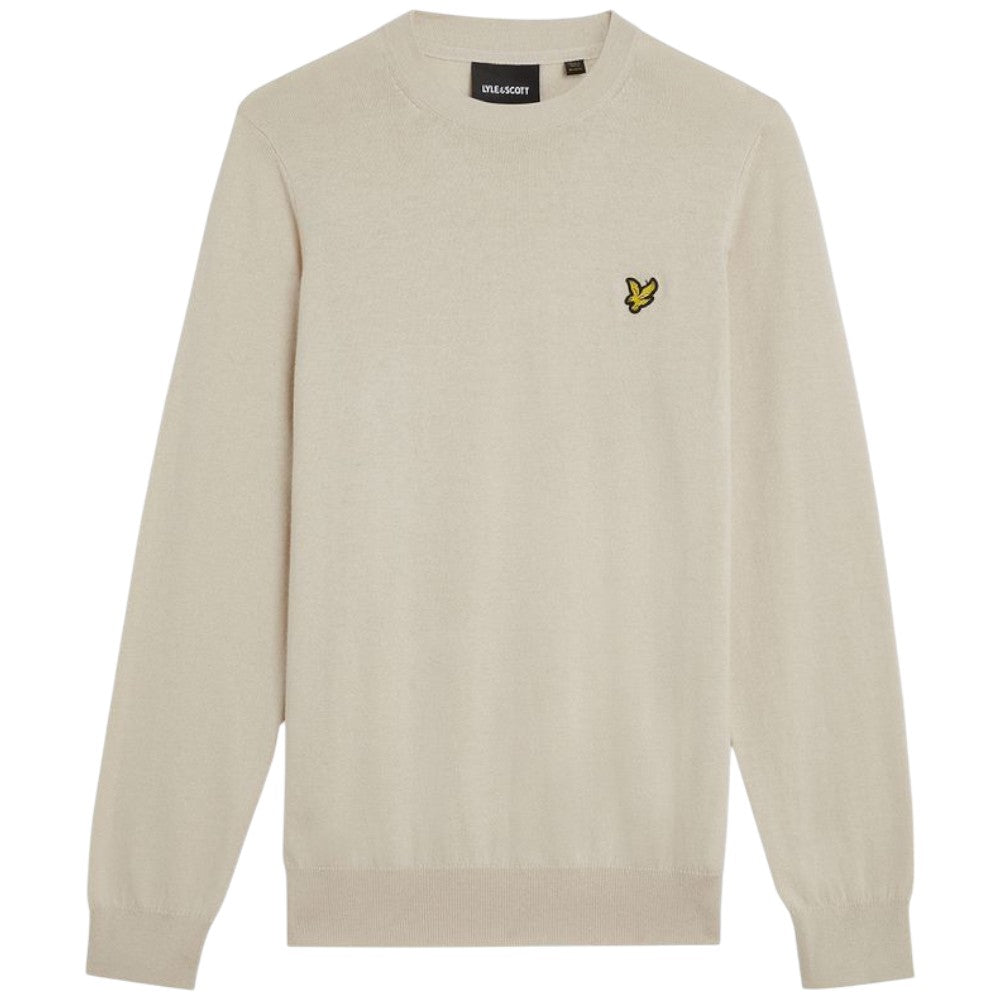 Lyle & Scott pullover merino beige KN2110VC Maglieria Lyle & Scott