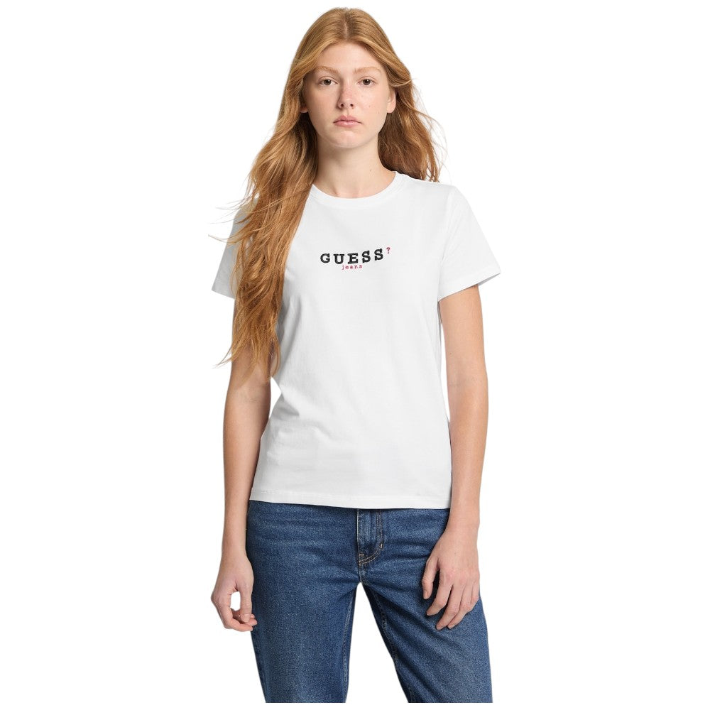 Guess Jeans t-shirt bianca W5RI54 J1314 G011 Guess Jeans