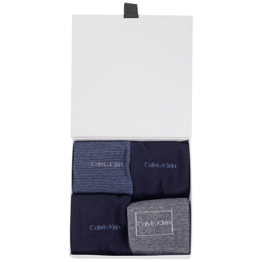 Calvin Klein pack 4 paia di calzini blu/grigio 701229430002801 Calzini Calvin Klein