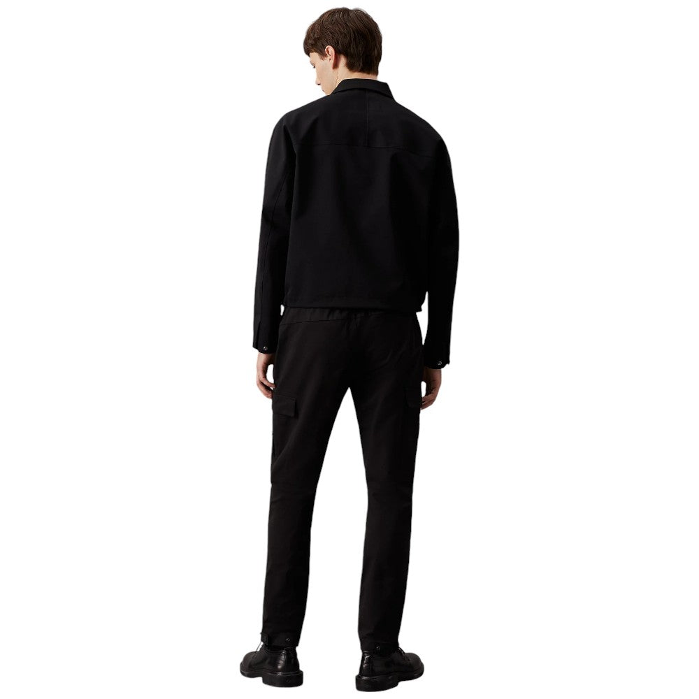 Calvin Klein pantalone cargo nero modern twill tapered K10K113017 Pantaloni Calvin Klein