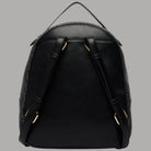 Liu Jo Manhattan logo monogram AF6209E1137 zaino nero con dettagli in pelle e logo frontale