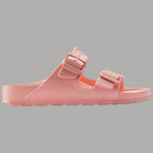 Birkenstock Ciabatte Arizona Eva donna Narrow Fit rosa chiaro texture leggerissima ammortizzanti vista laterale