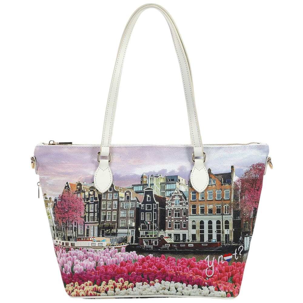 YNot borsa shopping media Amsterdam Tulips YES396S4 Borse YNot