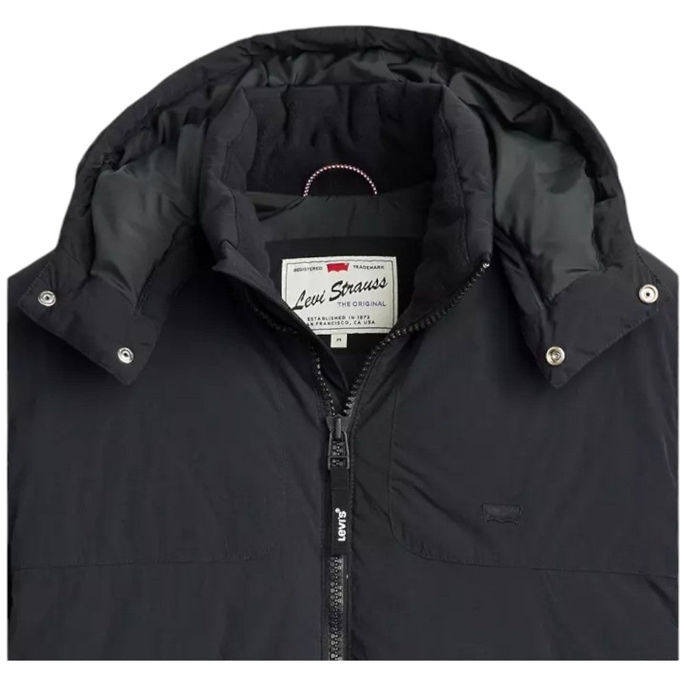 Levi's giacca piumino puffer nero A85570000 Giubbini LEVI'S