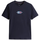 Tommy Hilfiger t-shirt blu logo centrale MW0MW38636DW5 T-shirt Tommy Hilfiger