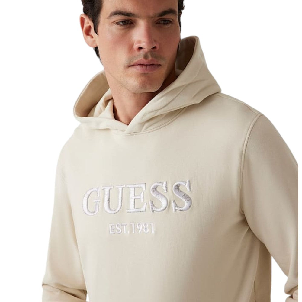 Guess felpa cappuccio crema Beau M5GQ36 KCN01 G1V7 Felpe Guess