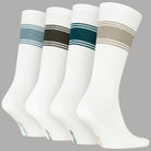 Calvin Klein gift box con 4 paia di calzini bianchi da uomo
