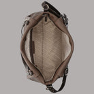 Liu Jo tote bag effetto grana beige con interno trapuntato pattern geometric