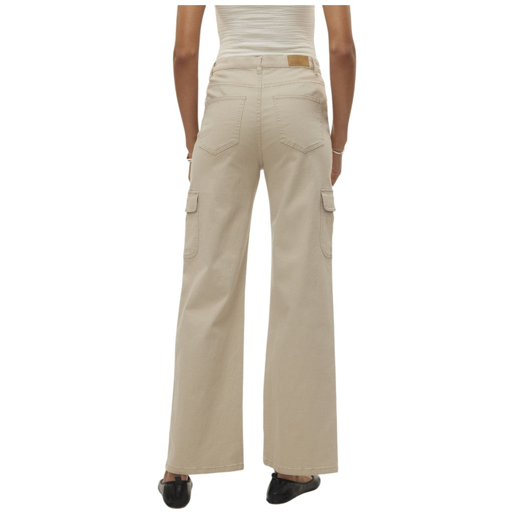 Vero Moda pantalone cargo beige Tessa 10305722 Pantaloni Vero Moda