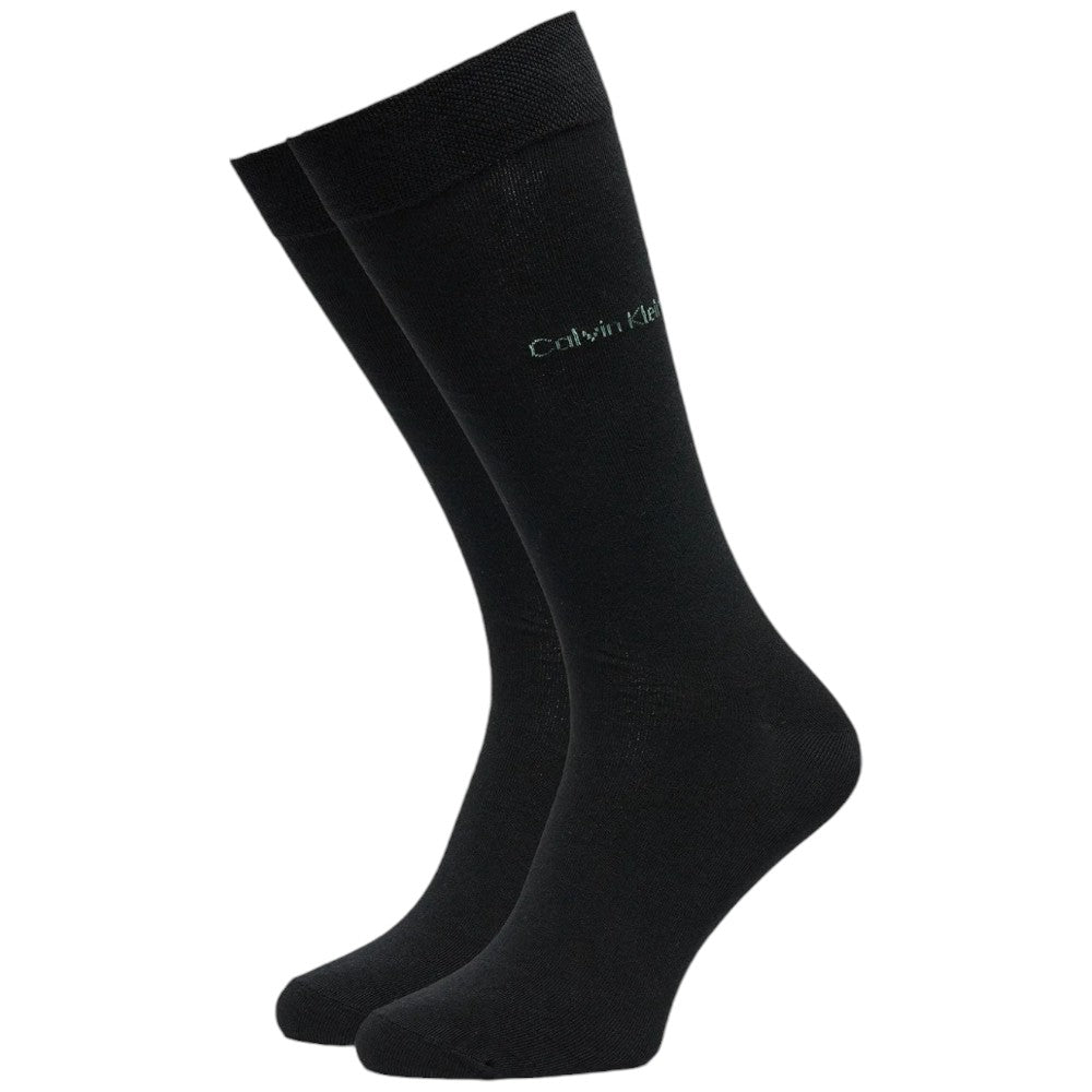 Calvin Klein pack 4 paia calzini lunghi neri grigio 701229429002801 Calzini Calvin Klein