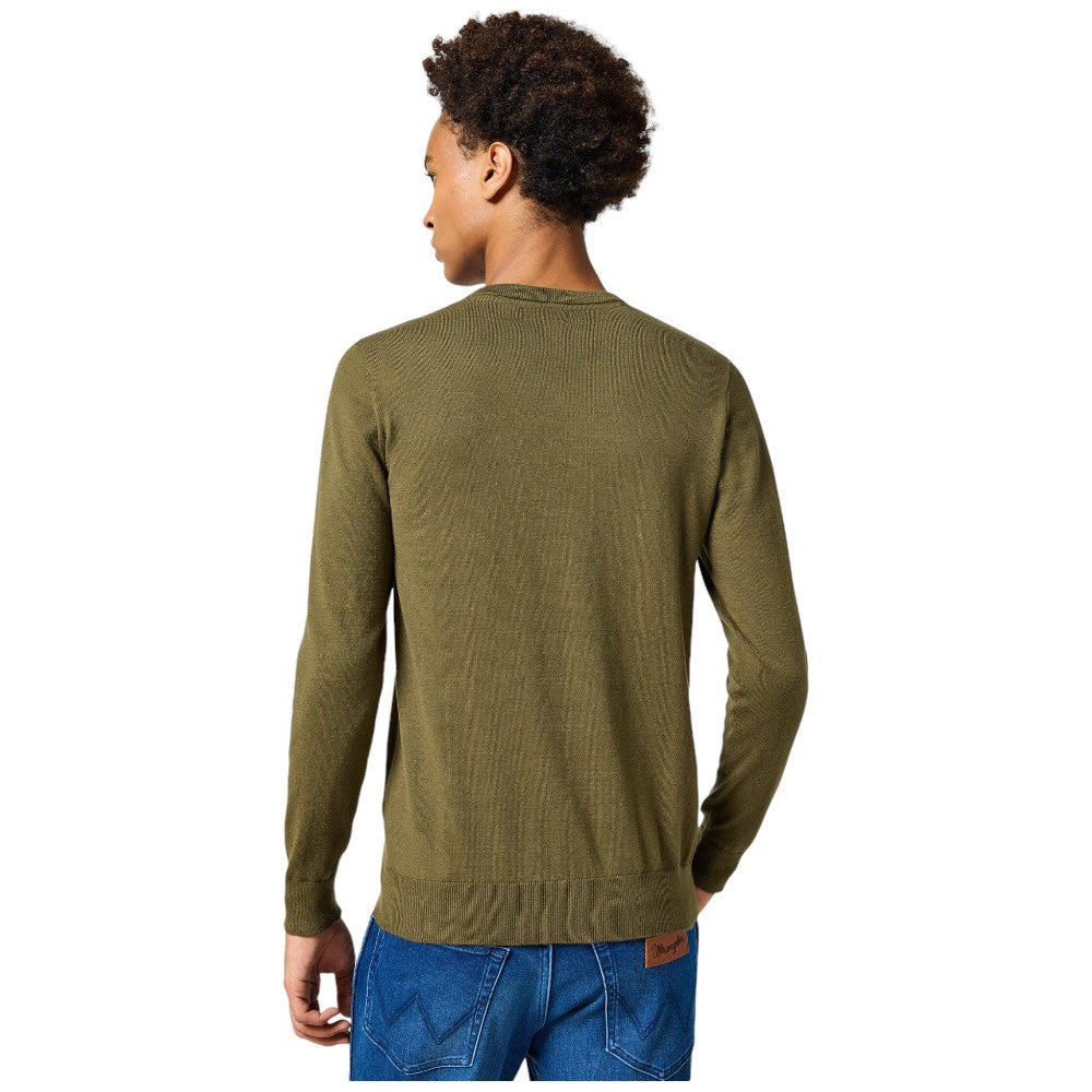 Wrangler pullover maglioncino verde 112357202 Maglieria Wrangler