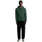 Lyle & Scott felpa verde con cappuccio ML416VOG Felpe Lyle & Scott