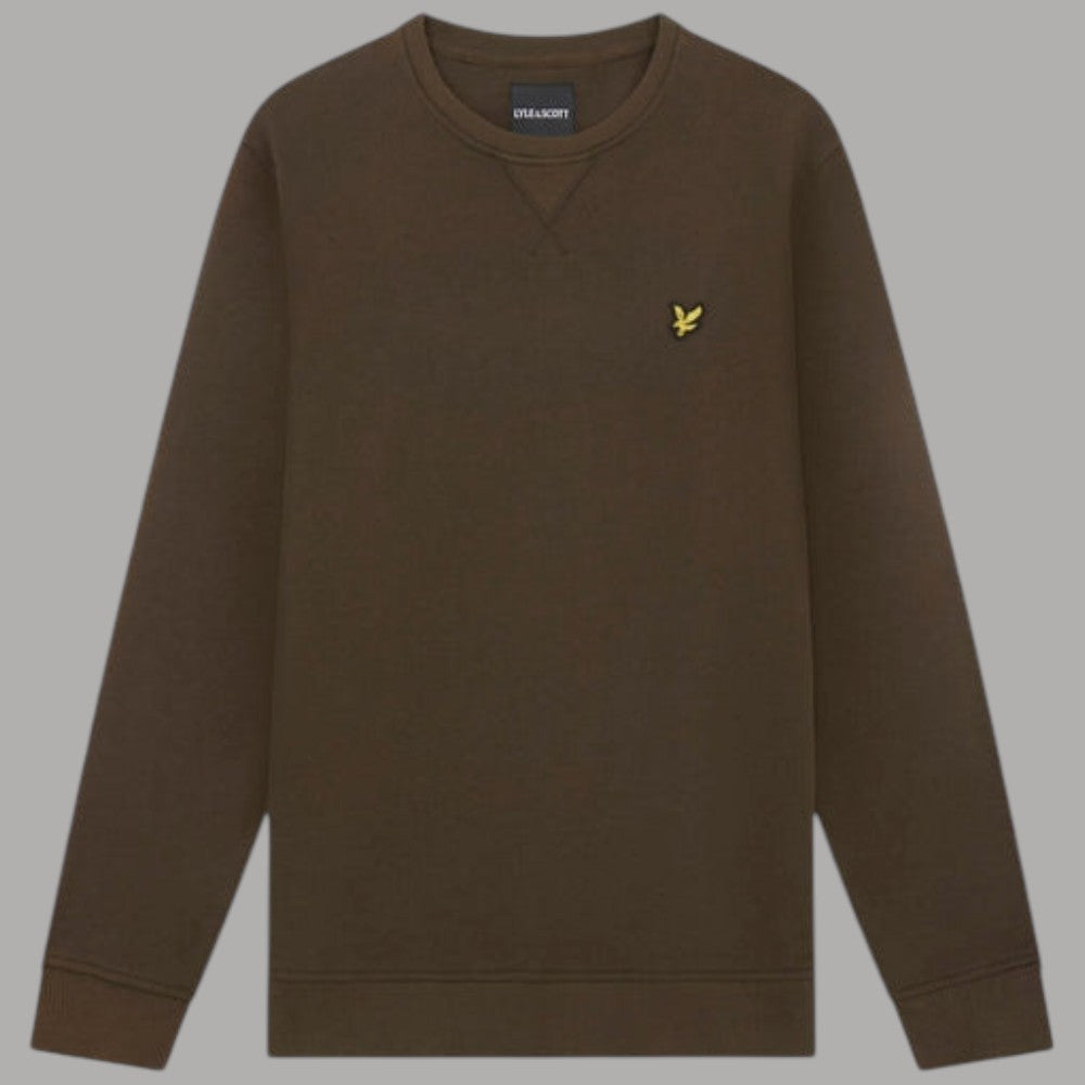 Felpa Lyle & Scott ML1131V girocollo in cotone con logo
