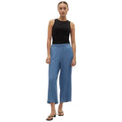 Vero Moda pantaloni in tencel blu Bree 10304861 Pantaloni Vero Moda