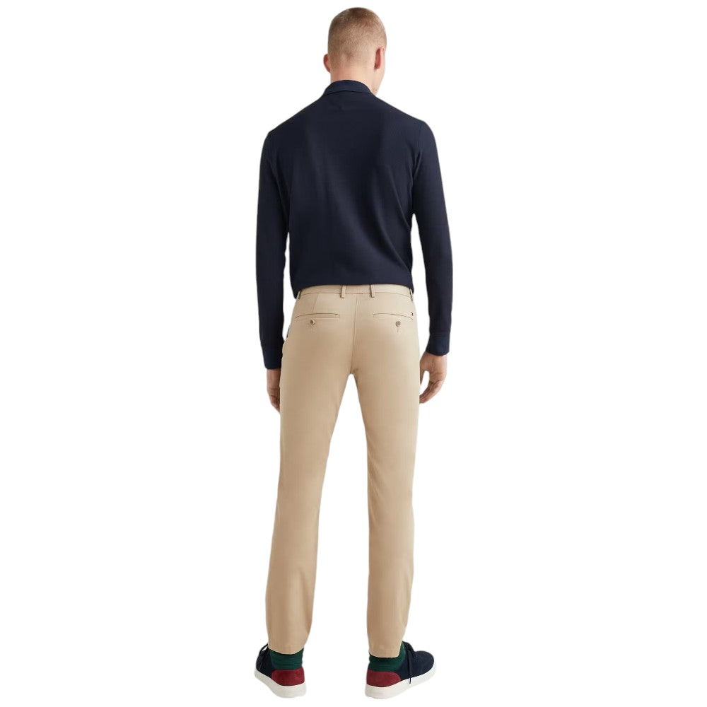 Tommy Hilfiger pantaloni chino Bleecker beige MW0MW26619 Pantaloni Tommy Hilfiger