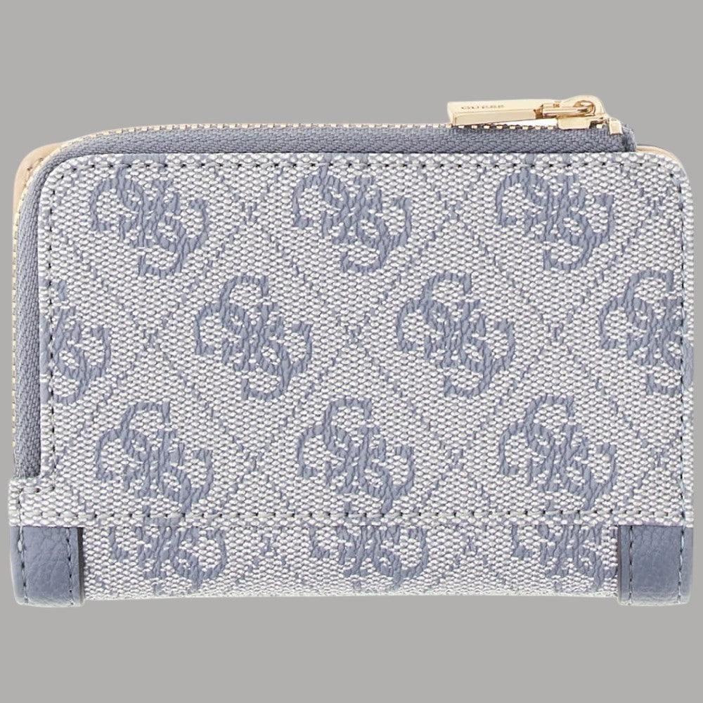 Guess portafoglio piccolo portacarte con chiusura zip around