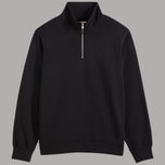 Felpa mezza zip Levi's Original Housemark nera con zip frontale e logo ricamato