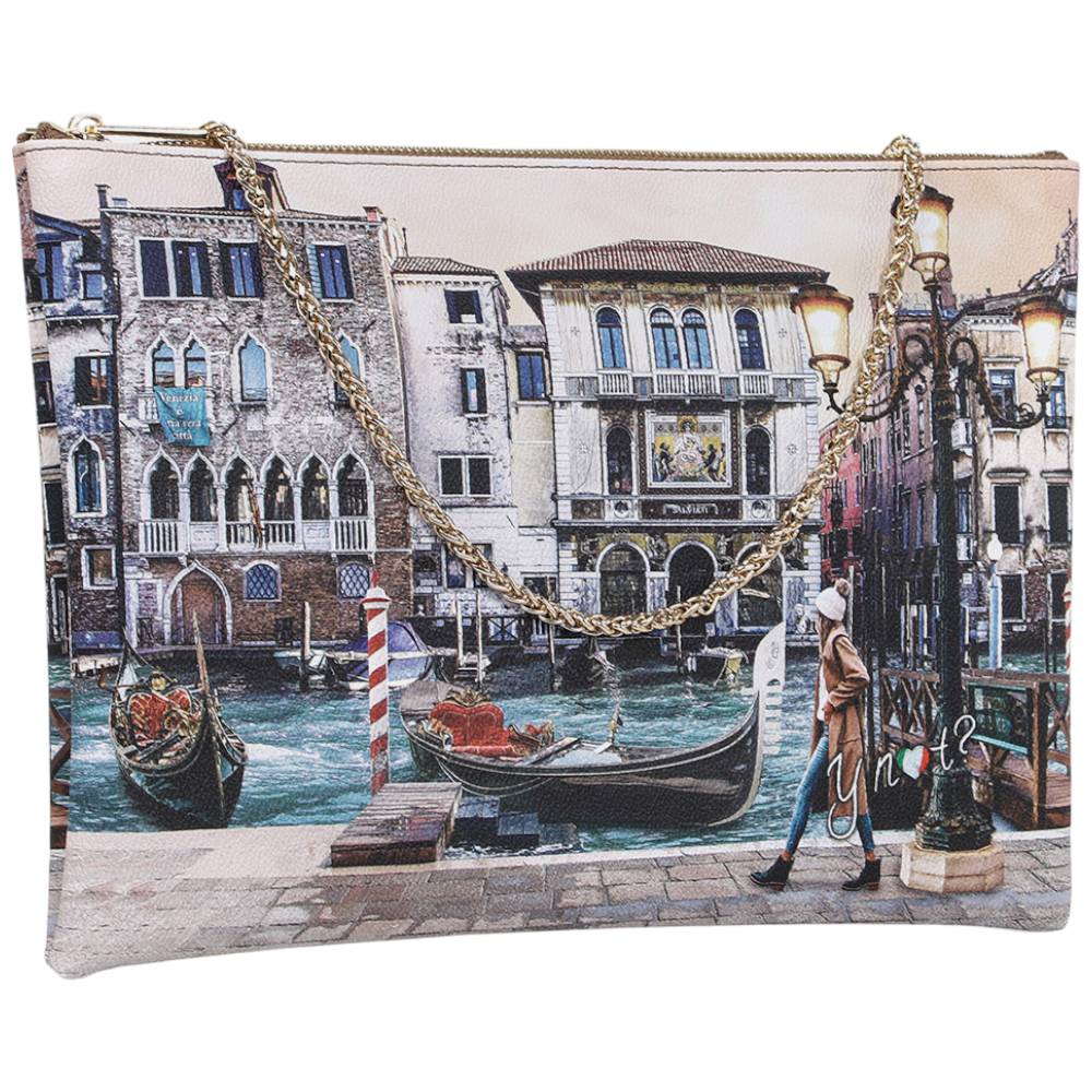 YNot borsa piatta clutch BLUE LAGOON YES605F6 Borse YNot