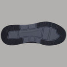 Sneakers uomo Blauer OZARK01 in pelle nero con suola antiscivolo e dettagli cuciture