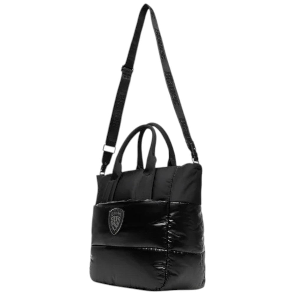 Blauer borsa a mano nera in nylon art. F5QUARTXL01/PAD Borse Blauer