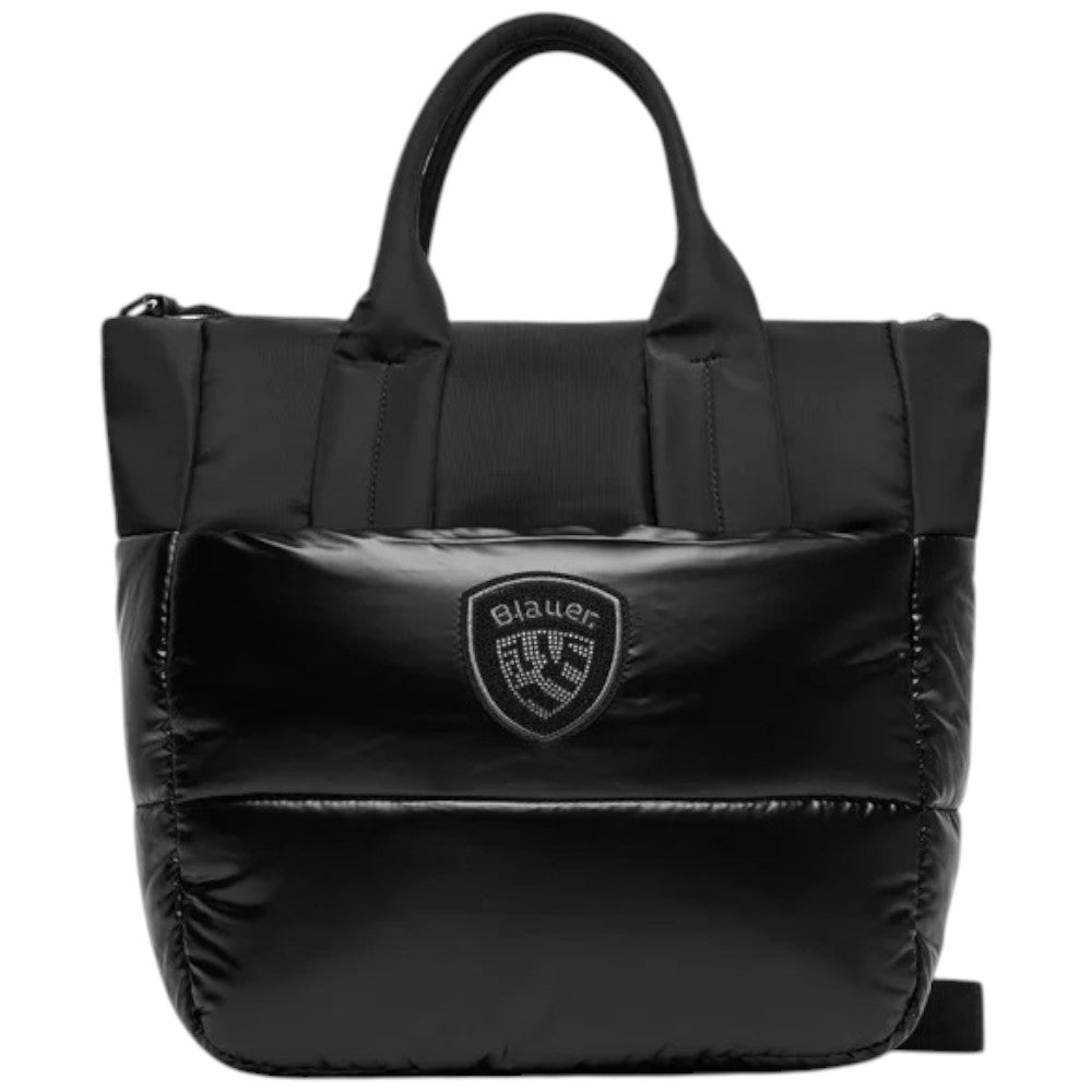 Blauer borsa a mano nera in nylon art. F5QUARTXL01/PAD Borse Blauer