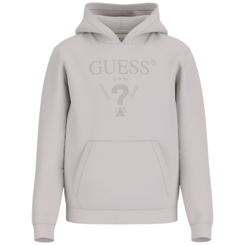 Guess felpa cappuccio grigio chiaro Beau M5RQ36 KCN01 G9B8 Felpe Guess