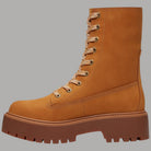Timberland Stone Street Mid da donna in giallo con plateau e lace-up